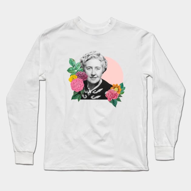 Agatha Christie Long Sleeve T-Shirt by luliga